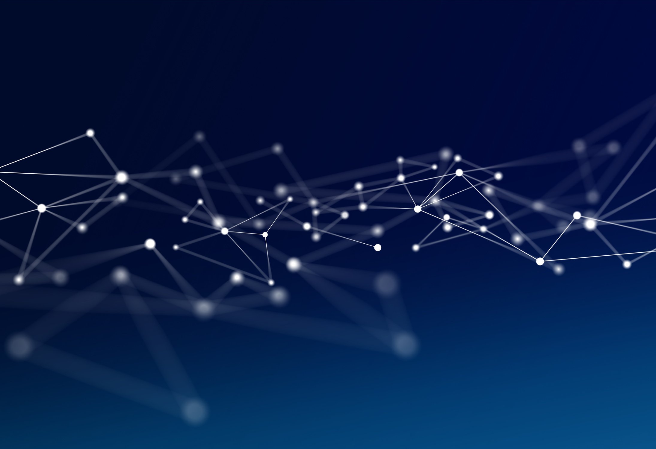 Blockchain Network Polygon Abstract Background